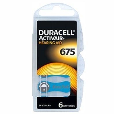 Duracell Batterie Acustiche Medical ActiveAir DA675